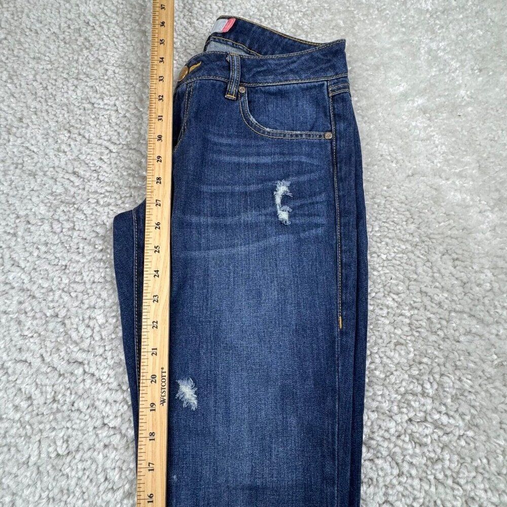 Cabi Slim Boyfriend Distressed Jean Raw Hem - Picture 8 of 9